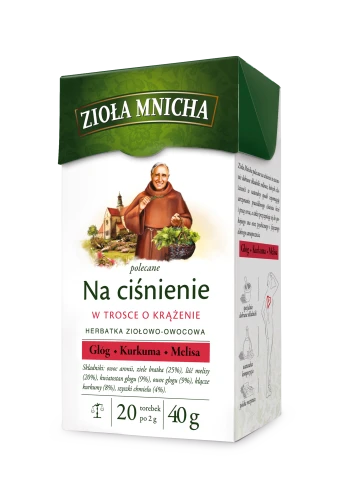 Zioła Mnicha ex. na ciśnienie 20 szt. H.BIG.ZIOŁA MNICH ex.20tb NA CIŚNIENIE  [12]