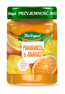 Herbapol dżem pomarańcza/ananas 280 g