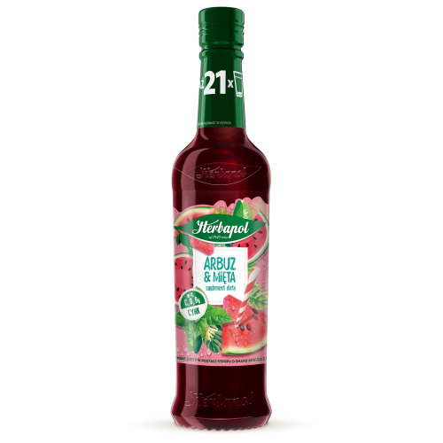 Herbapol SYROP 420ml ARBUZ Z MIĘTĄ [8]