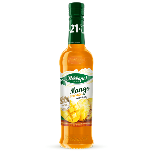 Herbapol syrop mango z ananasem 420 ml Herbapol SYROP 420ml MANGO Z ANANASEM [8]