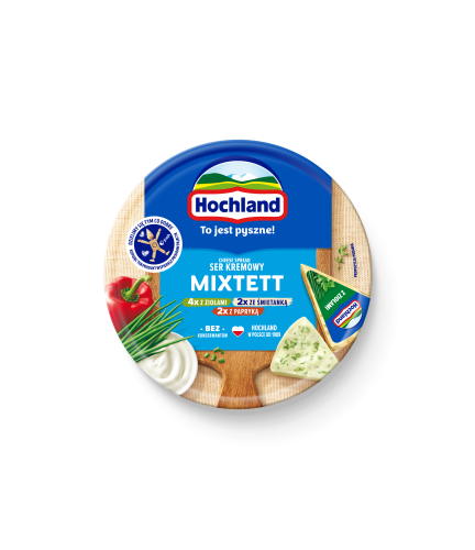 Ser kremowy topiony w trójkącikach Mixtett Hochland 180g