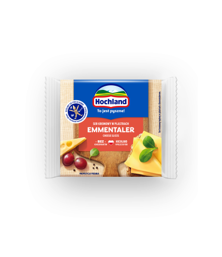 Hochland plastry topione Emmentaler 130 g Hochland PLASTRY 130g Topione EMMENTALER [10]