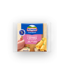 Hochland plastry topione z szynką 130 g