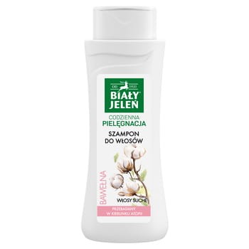 Szampon do włosów z bawełną Biały Jeleń 300 ml Bialy_Jelen_BIALY_JELEN_HIPOALERGICZNY_SZAMPON_Z_BAWELNA_300ML_50740141_0_350_350.jpg