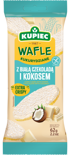 Kupiec WAFLE KUKURYDZIANE 64g B.CZEKOLADA/WIÓRKI KOKOS. [14]