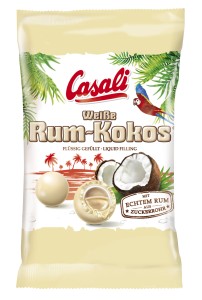 Manner Casali draże rum-kokos białe 100 g