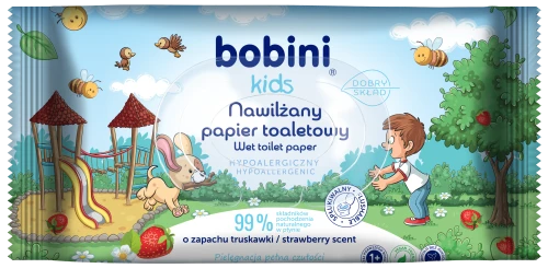 Nawilżany papier toaletowy Bobini Kids 50szt.