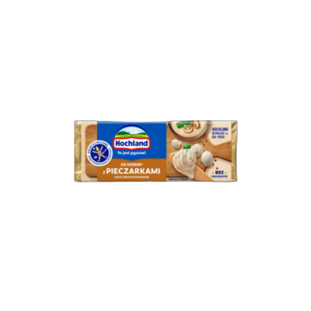 Ser kremowy topiony w bloczku z pieczarkami Hochland 90 g Ser kremowy topiony w bloczku z pieczarkami Hochland 90g