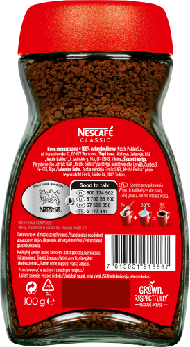 Nescafe CLASSIC 100g           [12]&