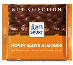 Ritter Sport czekolada mleczna z całymi migdałami sól i miód 100 g