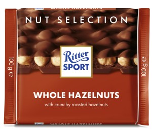 Ritter Sport czekolada mleczna z całymi orzechami 100 g