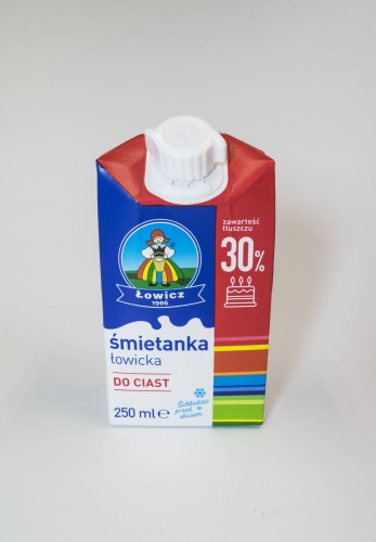 Łowicz.śmietanka 0,25L ŁOWICKA UHT 30%  [12]