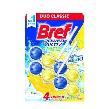 Zawieszka toaletowa Bref Power Aktiv Lemon 2x50 g Bref_BREF_POWER_AKTIV_SOCZYSTA_CYTRYNA_2X50G_62284377_0_350_350.jpg