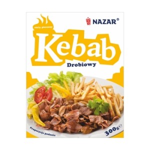 Kebab drobiowy (cięty, pieczony) 300 g nazar