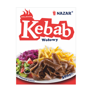Kebab wołowy (cięty, pieczony) 300 g nazar