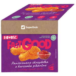 Fast good panierowane skrzydełka z kurczaka pikantne 375 g (350 g + 25 g)