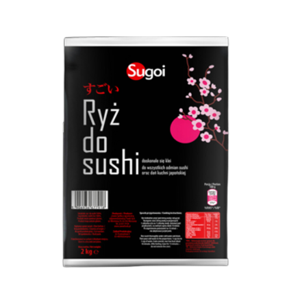 Ryż do sushi Sugoi 2 kg Ryż do sushi Sugoi 2kg
