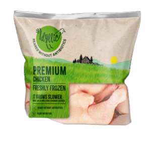 Kurczak sielski noga z kurczaka klasy a, głęboko mrożona iqf 1 kg