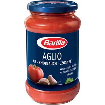 Sos pomidorowy aglio z czosnkiem Barilla 400 g Barilla_Barilla_Aglio_Sos_pomidorowy_z_czosnkiem_400_g_45122496_0_350_350.jpg