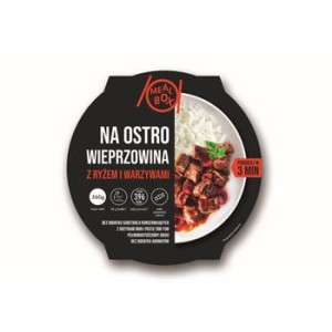Wieprzowina na ostro z ryżem i warzywami Meal Box 360 g