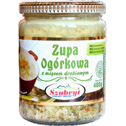 Zupa ogórkowa Szubryt 480 g Zupa ogórkowa Szubryt 480g