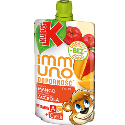 Kubuś immuno odporność mus mango acerola 100 g 125552748_35542760_357393-Photoroom.png