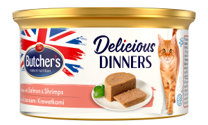 Mus z łososiem i krewetkami Butcher's Delicious Dinner 85 g