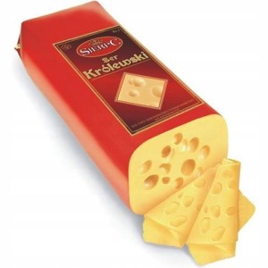 Z wagi: Ser Królewski 45% (plastry ok. 100 g)