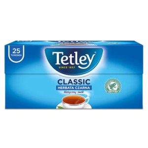 Herbata w torebkach Classic Tetley 25 torebek x1,5 g
