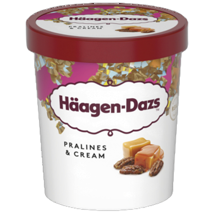 Lody Haagen-Dazs Pralines & Cream 460 ml Lody Haagen-Dazs Pralines &amp; Cream 460 ml