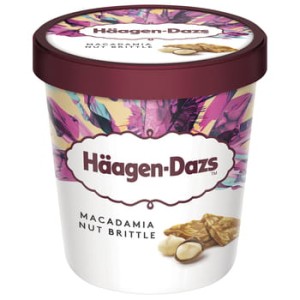 Mrożone Lody Haagen - Dazs Macadamia Nut Brittle 460 ml