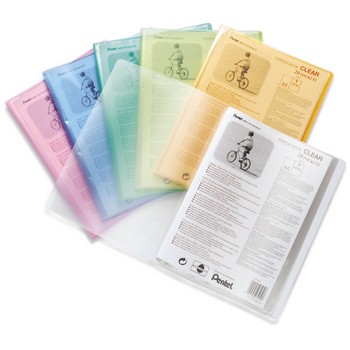 Pentel Album ofertowy Clear A4 - 20 koszulek, mix 134487_0_1746737784598.jpg