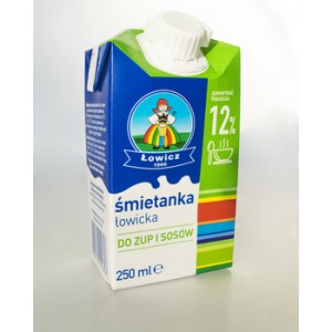 Śmietanka UHT 12% 250 ml Łowicz
