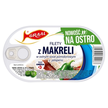 GRAAL Filety z makreli w ostrym sosie pomidorowym z jalapeno 170 g 281989_0_1746740902455.jpg