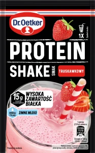 Dr. Oetker Protein Shake smak truskawkowy 18 g