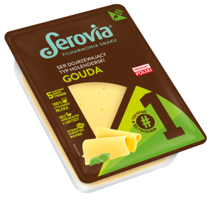 Serovia #1 ser dojrzewający typ holenderski tłusty, plastry 450 g