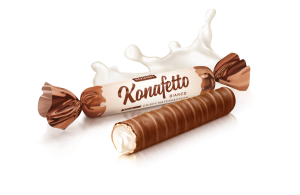 Konafetto Bianco rurki 1 kg
