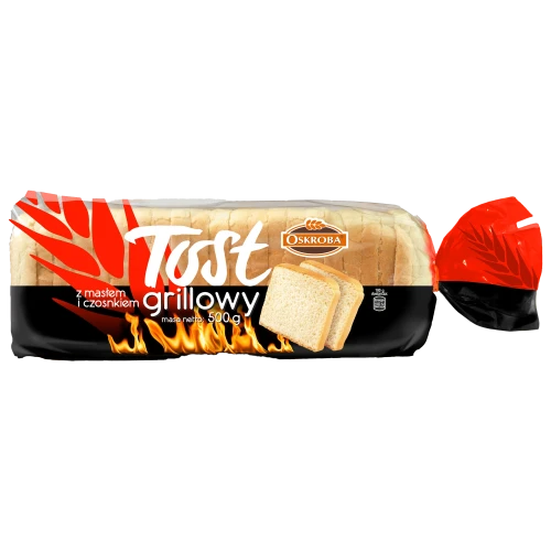 Oskroba Chleb tostowy grillowy z masłem i czosnkiem 500 g 1186059.png