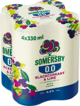 Somersby Black Currant & Lime 0,0% 4x330 ml, puszka