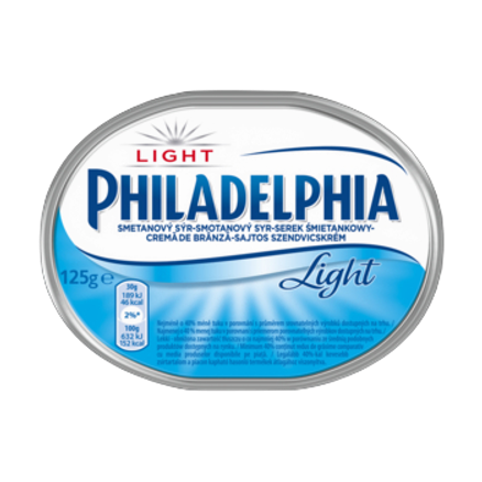 Serek Philadelphia śmietankowy light Zott 125 g Serek Philadelphia śmietankowy light Zott 125g