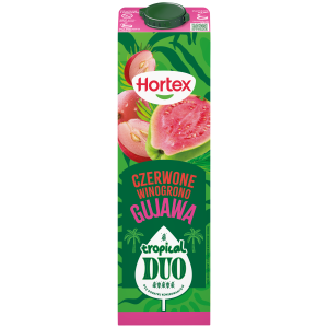 Hortex Tropical Duo Napój Czerwone winogrono gujawa karton 1 l