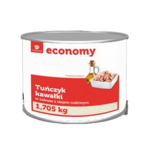 TGE Tuńczyk kawałki w zalewie z olejem roślinnym 1705 g