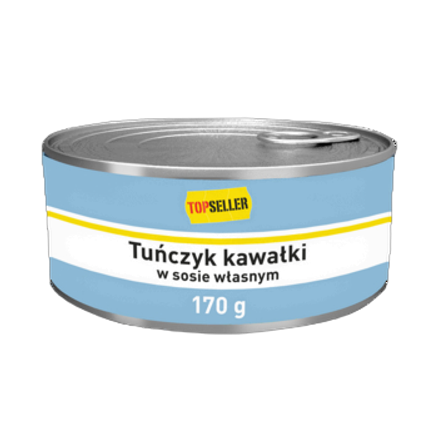 TOPSELLER Tuńczyk kawałki w sosie własnym 170 g 125690221%2F27931005%2F978872.png
