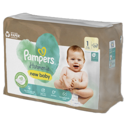Pampers Harmonie Baby Pieluszki, rozmiar 1, 35 sztuk, 2 kg-5 kg 125691901%2F29895273%2F924512.png