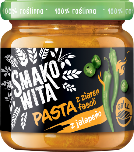Smakowita Pasta z ziaren fasoli z jalapeno 180 g 1207466.png