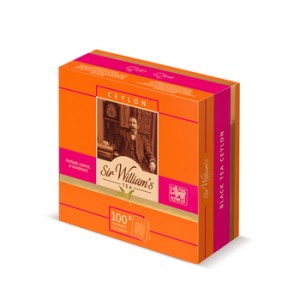 Herbata Sir William's Tea Ceylon 100 szt.x1,8g