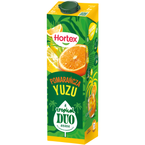 Hortex Tropical Duo Napój Pomarańcza Yuzu karton 1 l