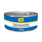 TOPSELLER Tuńczyk kawałki w zalewie z olejem roślinnym 170 g