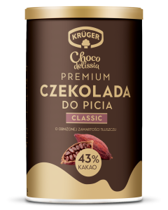 Kruger Czekolada do picia 43% kakao, puszka 220 g