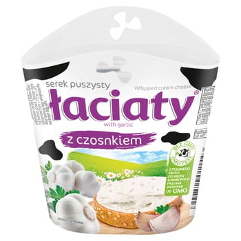Serek Puszysty Łaciaty z czosnkiem 150 g Laciate_Serek_Puszysty_Laciaty_z_czosnkiem_150g_45148301_0_350_350.jpg